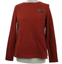 Dámská cihlová fleecová mikina se srdcem Esmara