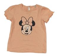 Lososové tričko s Minnie zn. Disney
