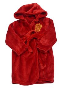 Červený plyšový župan s kapucí - Harry Potter 