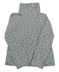 Šedý rolák se srdíčky H&M