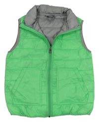 Zelená šusťáková prošívaná lehká zateplená vesta Alive