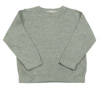 Khaki melírovaný svetr Primark