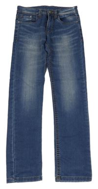 Modré teplákové slim rifle Y.F.K.