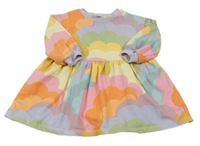 Barevné vzorované teplákové šaty Next