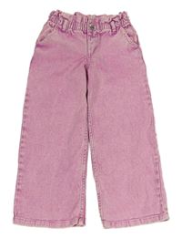 Růžové culottes rifle Topolino