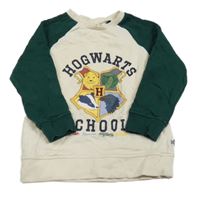 Smetanovo-tmavozelená mikina Harry Potter H&M