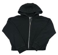 Černá propínací mikina s kapucí F&F