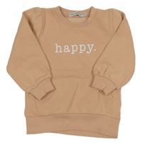 Světlerůžová mikina s nápisem Minymo 