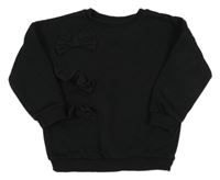 Černá mikina s mašličkami F&F