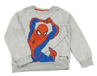 Šedá mikina se Spider-manem Marvel 