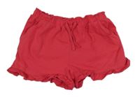 Růžové bavlněné kraťasy TU