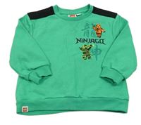 Zeleno-černá mikina Ninjago Primark