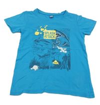 Azurové tričko se žralokem Dopodopo