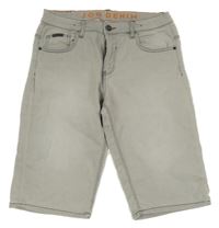 Šedé riflové kraťasy C&A vel. 182