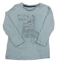 Světlemodré triko s dinosaurem Tu