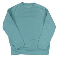Modrozelená melírovaná mikina PRIMARK