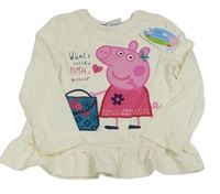 Nová - smetanová tunika s Peppa Pig M&Co