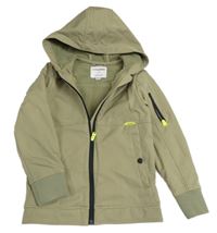 Světlekhaki softshellová bunda s kapucí VINGINO