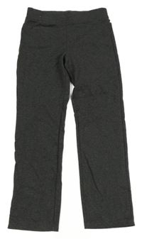 Tmavošedé melírované teplákové kalhoty M&S