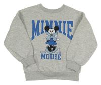Šedá melírovaná mikina s Minnie George