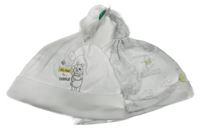 Nové - 2x - Bílá čepice s Pú George