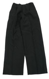 Černé slavnostní kalhoty s puky