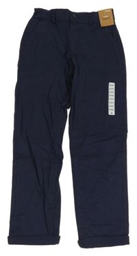 Nové - tmavomodré chino plátěné kalhoty St. Bernard