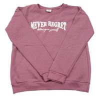 Vínová mikina s nápisy Y.F.K.