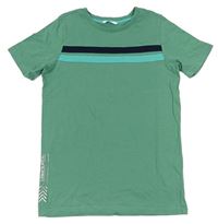 Zelené tričko s pruhy M&S