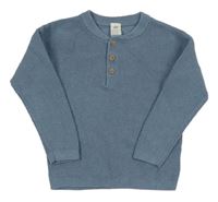 Modrý svetr s knoflíky H&M