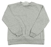 Šedá melírovaná mikina H&M
