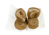 Nové - Hnědé zateplené válenky/capáčky s medvědem vel. 18