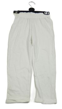 Nové - Bílié bavlněné tepláky Next