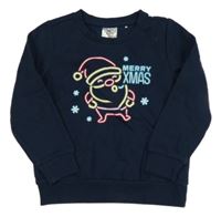 Tmavomodrá mikina se Santou L&D