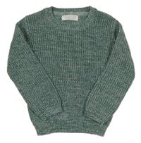 Zelený melírovaný svetr Primark