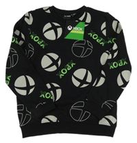 Nové - Černá mikina s logy X-Box Primark