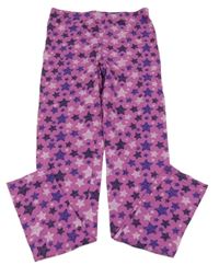 Fuchsiové legíny s hvězdami Schiesser