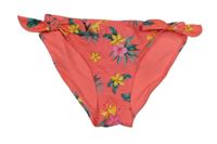 Neonově oranžové květované plavkové kalhotky s listy H&M