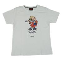 Bílé tričko s Mozartem