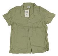 Nové - Khaki lněná košile Lily & Dan