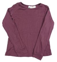 Fialové pyžamové triko H&M