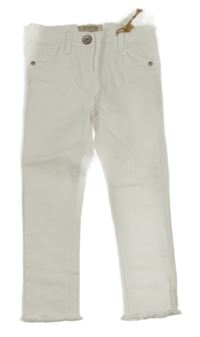 Nové - Bílé skinny rifle Next