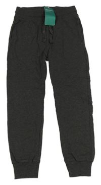 Nové - tmavošedé lehké tepláky H&M