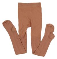 Starorůžové vzorované punčocháče H&M