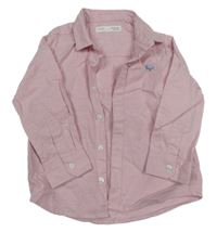 Světlerůžová košile s výšivkou Next