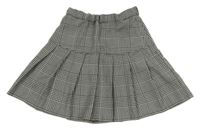 Černo-bílá kostkovaná sukně H&M