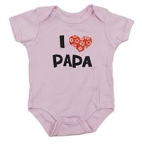 Růžové body s nápisem a srdcem 