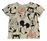 Smetanové tričko s Minnie a kamarády H&M