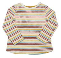 Smetanovo-barevné pruhované triko Matalan