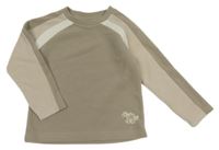 Béžovo-bílá fleecová mikina s dinem George